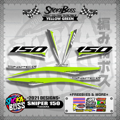 SNIPER 150 DECALS ( 2021 DESIGNS )【WITH FREEBIES】