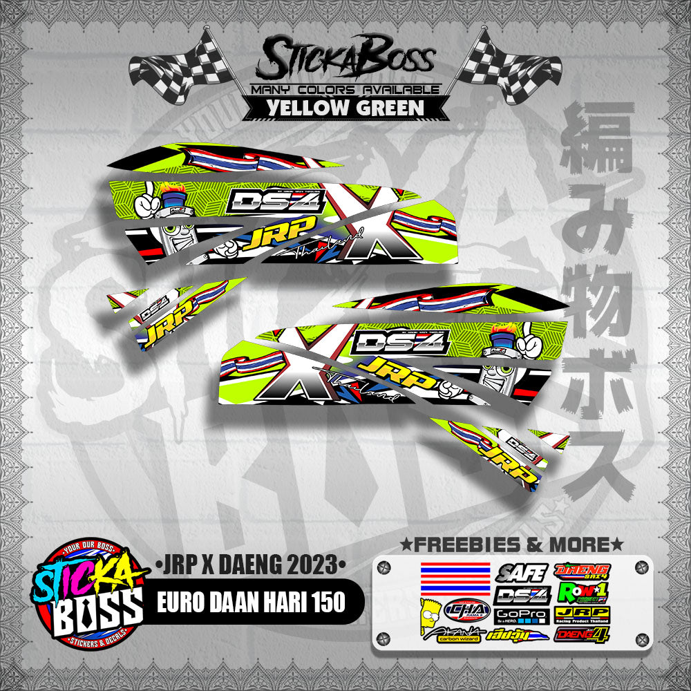 EURO DAAN HARI 150 DECALS ( JRP X DAENG 2023 )【WITH FREEBIES】