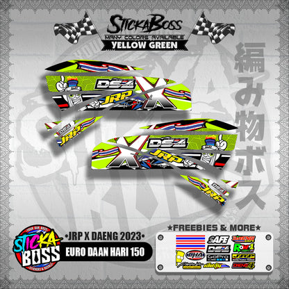 EURO DAAN HARI 150 DECALS ( JRP X DAENG 2023 )【WITH FREEBIES】
