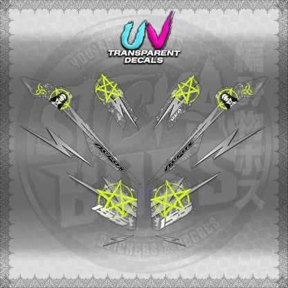 【PREMIUM UV PRINT】TRANSPARENT AEROX V3 ALPHA TURBO INDO (AV3STLASA)【WITH FREEBIES】