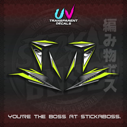 【PREMIUM UV PRINT】CLICK 125 V3 INDO CONCEPT ( TRANSPARENT SLASH BLADE VARIO ) STICKER DECALS By STICKABOSS
