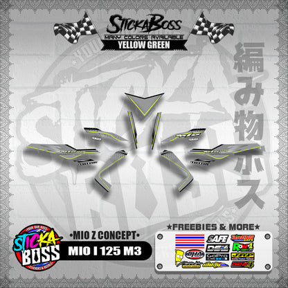MIO I 125 M3 DECALS ( MIO Z CONCEPT )【WITH FREEBIES】