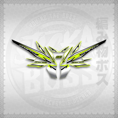STICKER DECALS for AEROX 155 V2 MALAYSIAN (AV220SHCO) By STICKABOSS (SOFIE LAMINATED WATERPROOF)