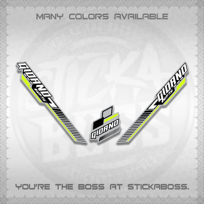 GIORNO DECALS (2026 RACING CAR  PATTERN)STICKER DECALS BY STICKABOSS