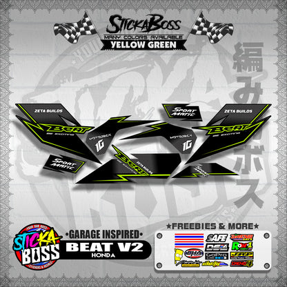 BEAT V2 DECALS ( GARAGE INSPIRED )【WITH FREEBIES】