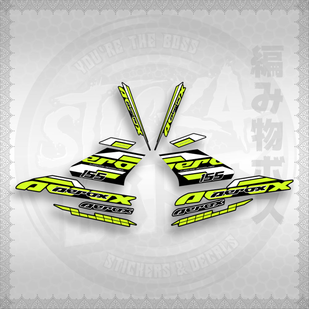 AEROX 155 V1 THAI CONCEPT ( NITRO EDGE ) STICKER DECALS By STICKABOSS