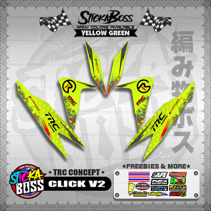 CLICK V2 DECALS ( TRC CONCEPT )【WITH FREEBIES】