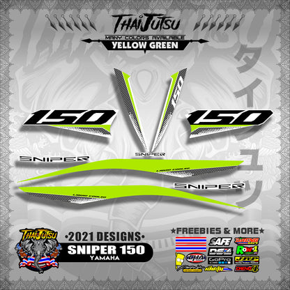 SNIPER 150 DECALS ( 2021 DESIGNS )【WITH FREEBIES】