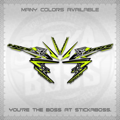 AEROX V3 INDO DECALS (ALPHA TURBO 0002)STICKER DECALS By STICKABOSS