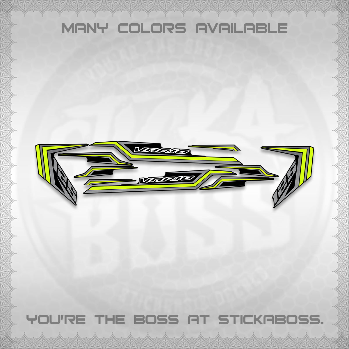 CLICK 125 V3 VARIO DECALS (2024 STRIPING MINIMALIST 002)STICKER DECALS By STICKABOSS (Copy)