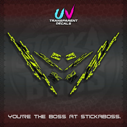 MIO SPORTY/SMILE UV TRANSPARENT DECALS (STRIPING 2024 DESIGN)STICKER DECALS By STICKABOSS