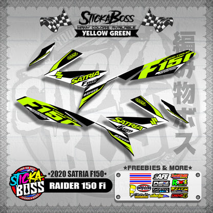 RAIDER 150 Fi DECALS ( 2020 SATRIA F150 )【WITH FREEBIES】