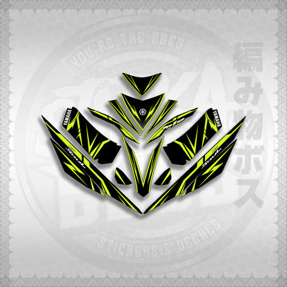 STICKER DECALS for MIO 4 (MIRGADE) By STICKABOSS (SOFIE LAMINATED WATERPROOF)