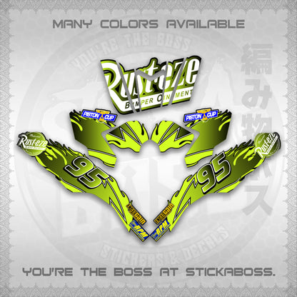 CLICK 125 V3 ( LIGHTING MCQUEEN DESIGN ) STICKER DECALS By STICKABOSS