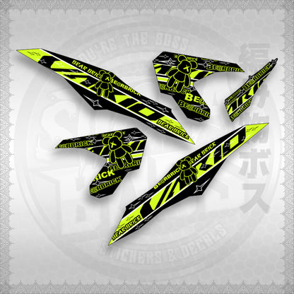 CLICK V3 INDO CONCEPT ( VARIO BEAR BRICK ) STICKER DECALS By STICKABOSS