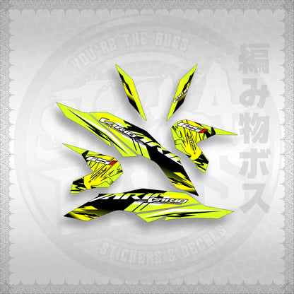 STICKER DECALS for CLICK 125 V3 ( VARIO STREET ) By STICKABOSS (SOFIE LAMINATED WATERPROOF)