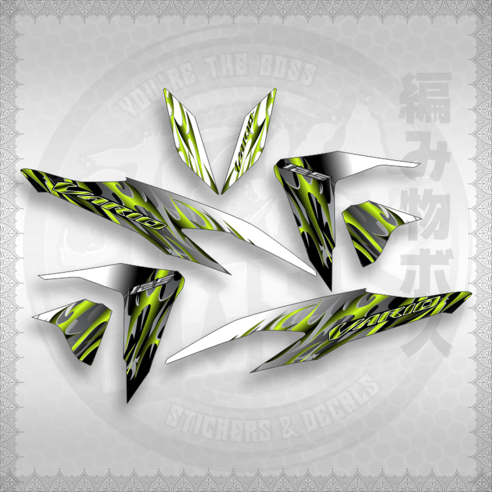 CLICK 125 V2 INDO CONCEPT ( VARIO VALINO ) STICKER DECALS By STICKABOSS