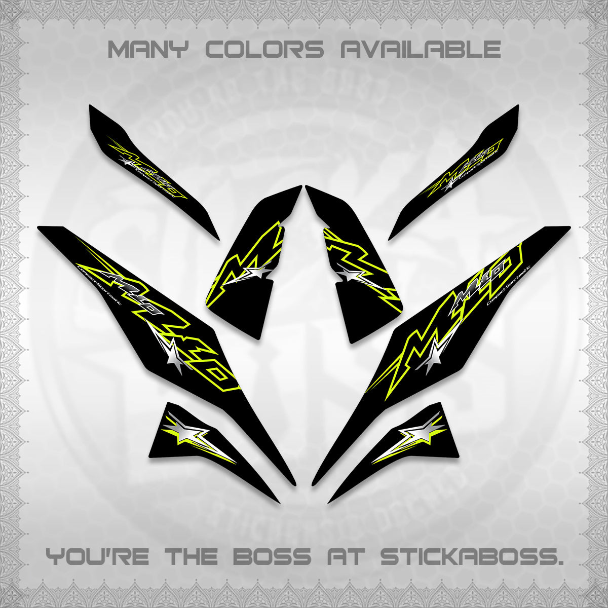 MIO M3 INDO-MALAY DECALS (2026 STAR A04) STICKER DECALS BY STICKABOSS