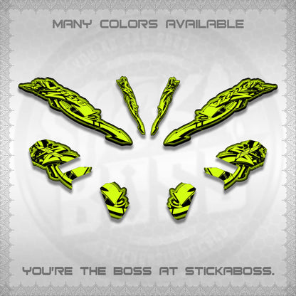 CLICK V3 STRIPING VARIO DECALS (GRAPHITY ARROW DESIGN)STICKER DECALS BY STICKABOSS