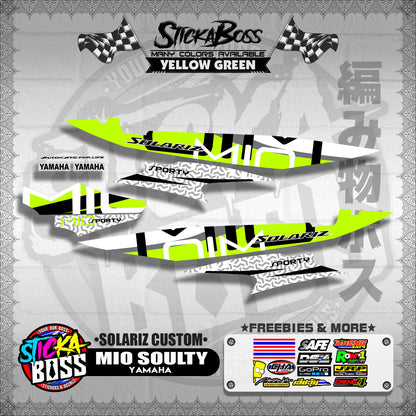 MIO SOULTY DECALS ( SOLARIZ CUSTOM )【WITH FREEBIES】