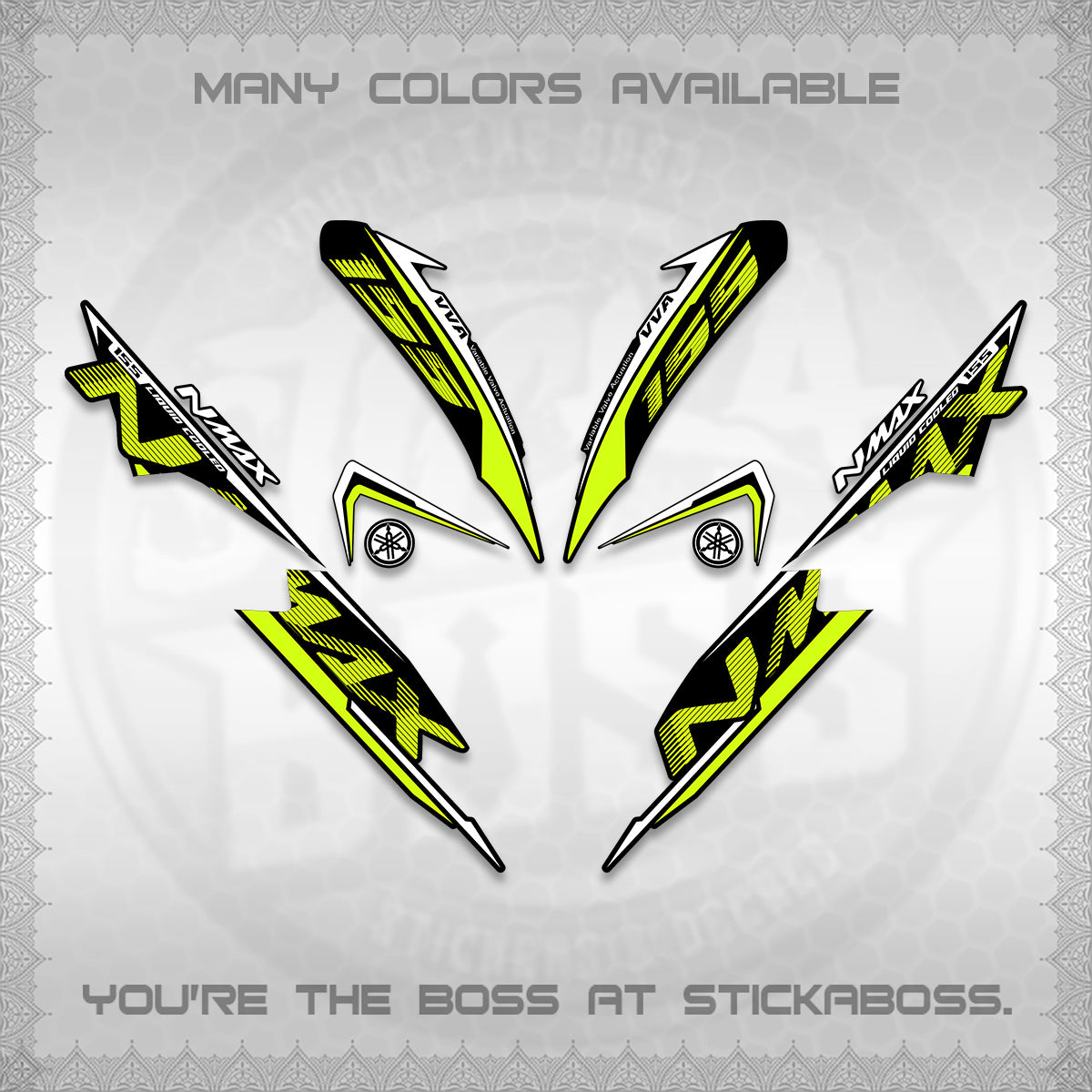 NMAX V1 THAI DECALS (2020 DESIGN) STICKER DECALS By STICKABOSS