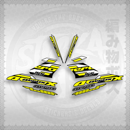 AEROX 155 V1 THAI CONCEPT ( NITRO EDGE ) STICKER DECALS By STICKABOSS