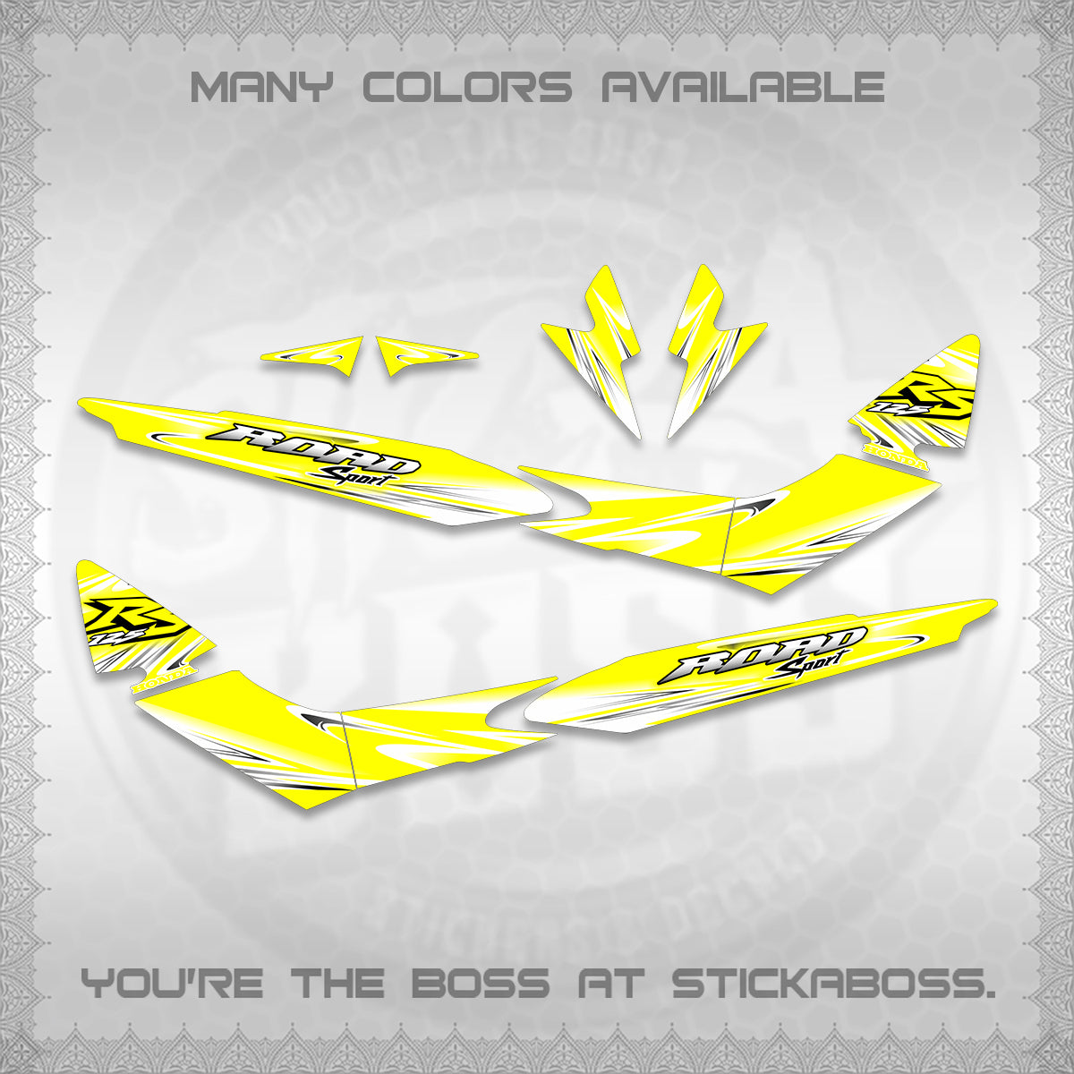 RS 125 CARB DECALS (2026 NEW DESIGN)STICKER DECALS By STICKABOSS