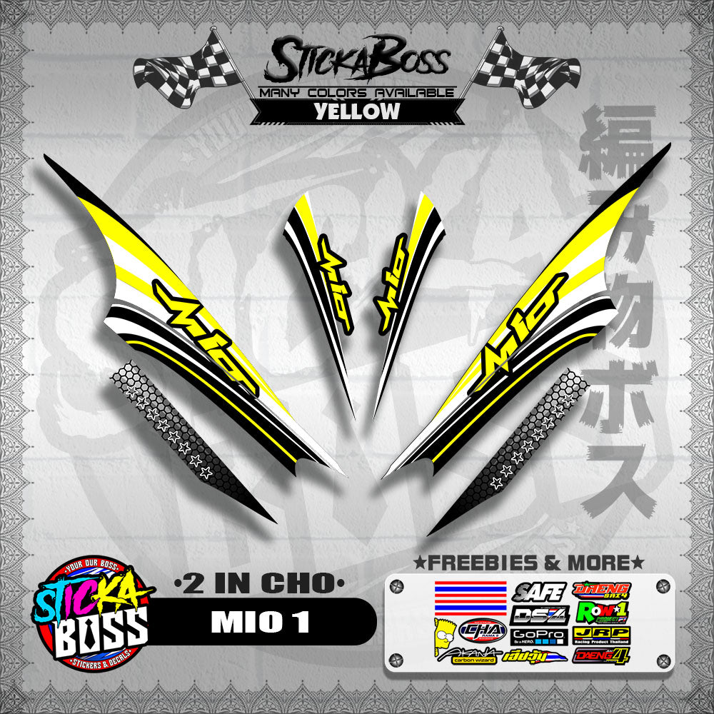 MIO 1 DECALS ( 2 IN CHO )【WITH FREEBIES】