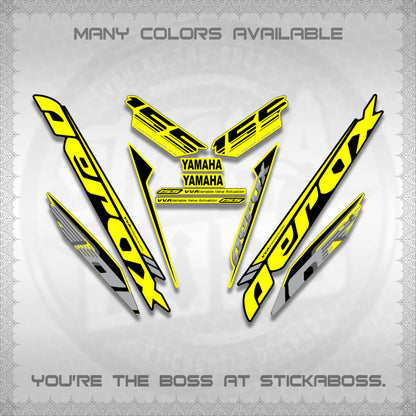 AEROX V3 STOCK STRIPING DECALS (SP EDITION)STICKER DECALS By STICKABOSS