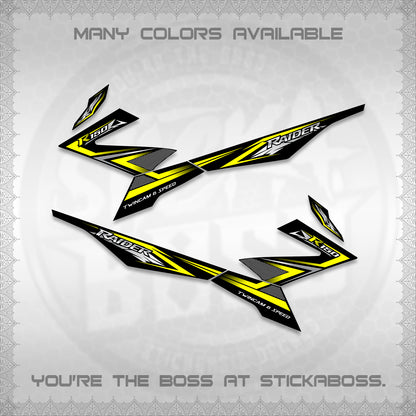 RAIDER 150 FI DECALS (TH CODE 1) STICKER DECALS BY STICKABOSS