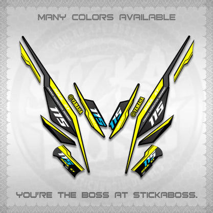 MIO SOUL I 115 GT INDO DECALS (0002 DESIGN)STICKER DECALS By STICKABOSS