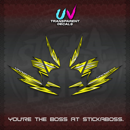 CLICK 125 V4 INDO VARIO UV TRANSPARENT DECALS (2026 VANDOREN STYLE) STICKER DECALS By STICKABOSS