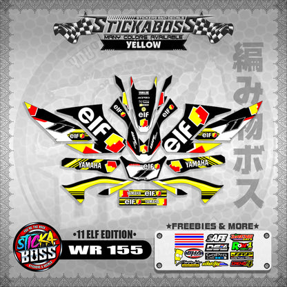 WR 155 STICKER DECALS ( 11 ELF EDITION )【WITH FREEBIES】