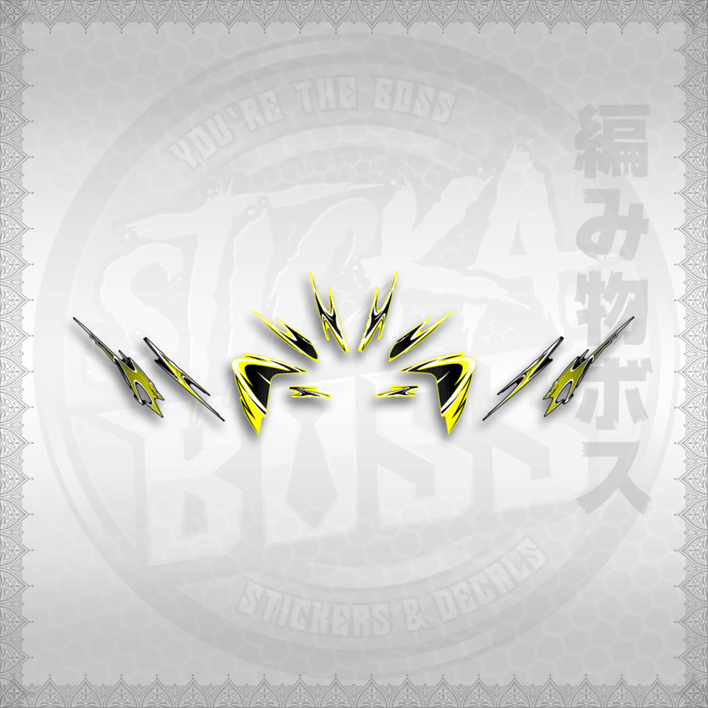 STICKER DECALS for CLICK 125 V2 (CV225LENEMOHO) By STICKABOSS (SOFIE LAMINATED WATERPROOF)