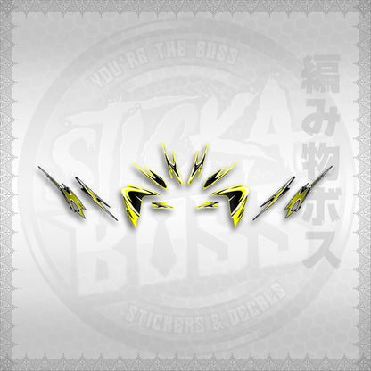 STICKER DECALS for CLICK 125 V2 (CV225LENEMOHO) By STICKABOSS (SOFIE LAMINATED WATERPROOF)