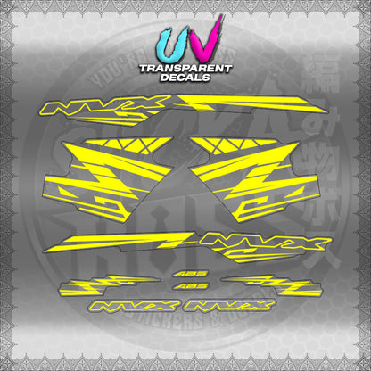 【PREMIUM UV PRINT】TRANSPARENT AEROX V3 ALPHA TURBO INDO (AV314ARV9S)【WITH FREEBIES】