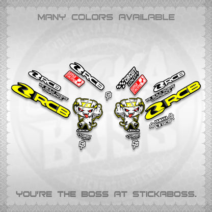 AEROX V2 DECALS (2026 RACE ZOMBIE DESIGN) STICKER DECALS By STICKABOSS