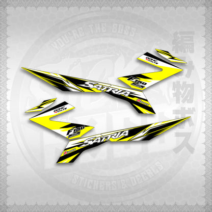 STICKER DECALS for RAIDER 150 FI THAI (RFISATH02DE) By STICKABOSS (SOFIE LAMINATED WATERPROOF)