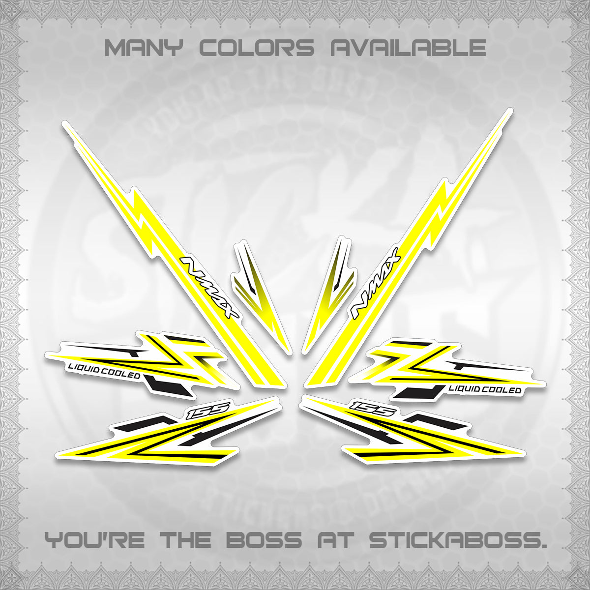 NMAX V2 INDO-MALAY DECALS (MI05 DESIGN) STICKER DECALS BY STICKABOSS (Copy)