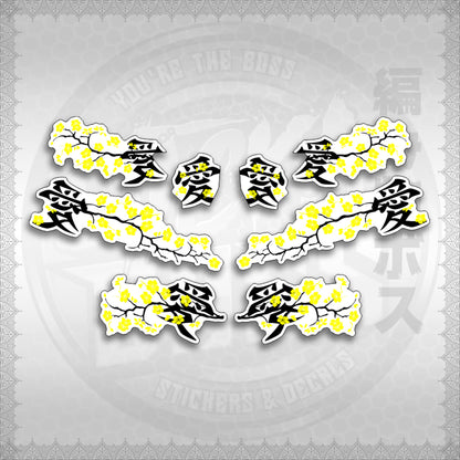 STICKER DECALS for NMAX V2 INDO FOR WHITE (NV2FWSAXFL) By STICKABOSS (SOFIE LAMINATED WATERPROOF)