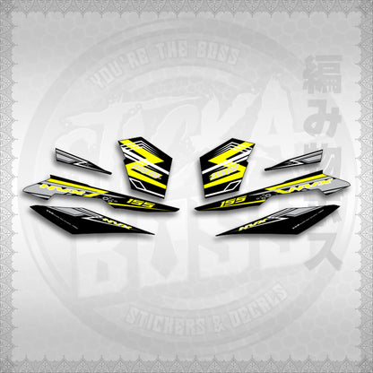 STICKER DECALS for AEROX V3 ALPHA TURBO INDO (AV3NVRAST) By STICKABOSS (SOFIE LAMINATED WATERPROOF)