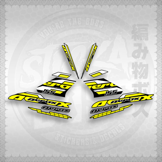 AEROX 155 V1 THAI CONCEPT ( NITRO EDGE ) STICKER DECALS By STICKABOSS