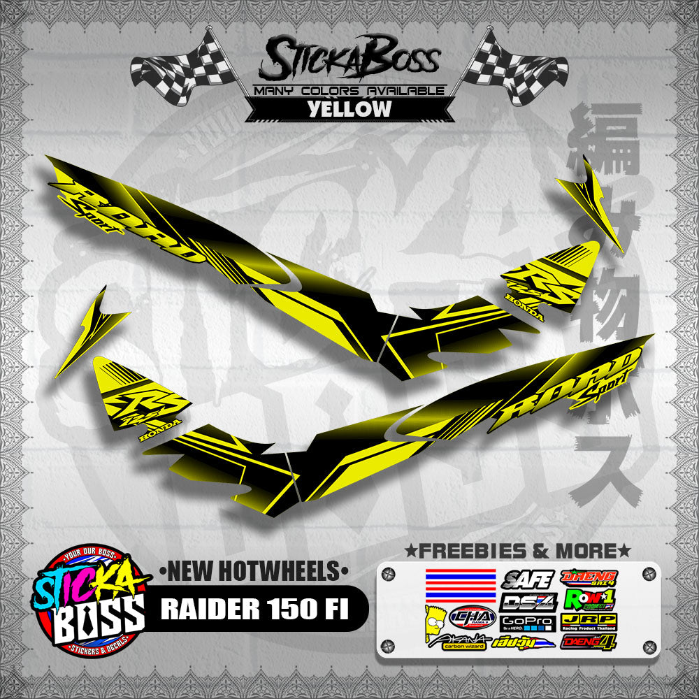 RS 125 / NICE 125 DECALS ( EL VERDE ROAD SPORT ) [ PREMIUM GLOSSY LAMINATED ]【WITH FREEBIES】