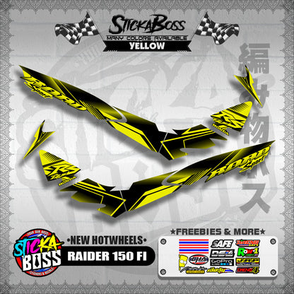 RS 125 / NICE 125 DECALS ( EL VERDE ROAD SPORT ) [ PREMIUM GLOSSY LAMINATED ]【WITH FREEBIES】