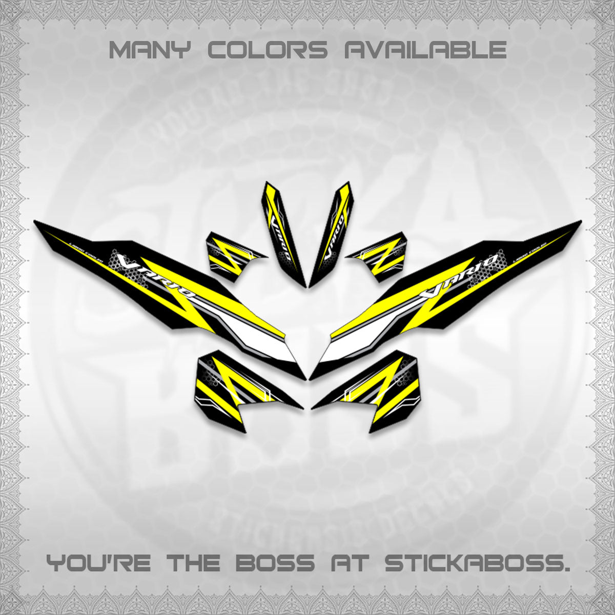 CLICK 125 V3 INDO-MALAY VARIO DECALS (2026 CODE1 DESIGN)STICKER DECALS By STICKABOSS
