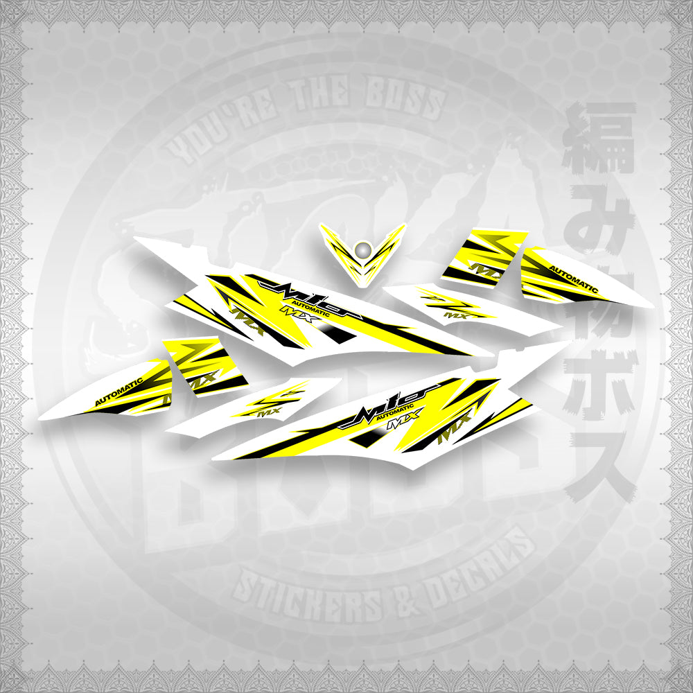 STICKER DECALS for MIO SOUL I (MSISTCAFOWH) By STICKABOSS (SOFIE LAMINATED)