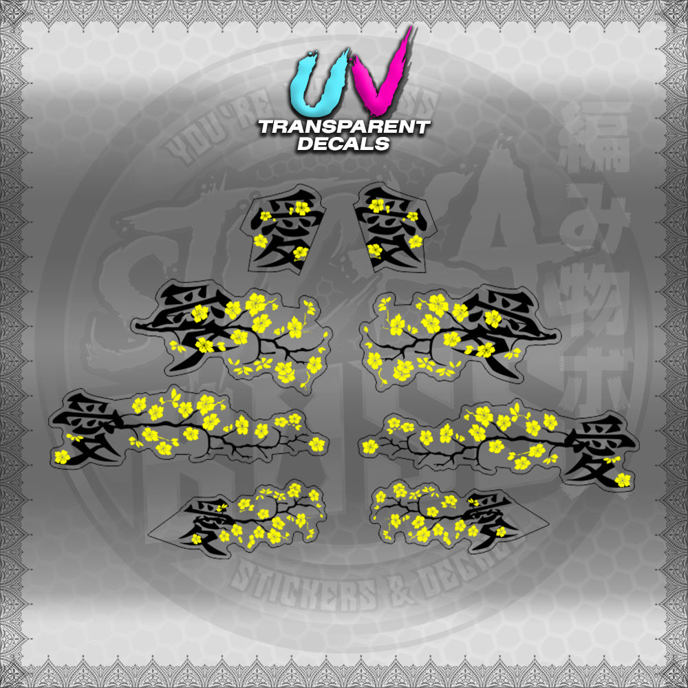 【PREMIUM UV PRINT】TRANSPARENT NMAX V3 TURBO INDO (NV3SAXFLR)【WITH FREEBIES】