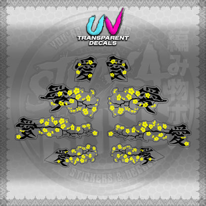 【PREMIUM UV PRINT】TRANSPARENT NMAX V3 TURBO INDO (NV3SAXFLR)【WITH FREEBIES】