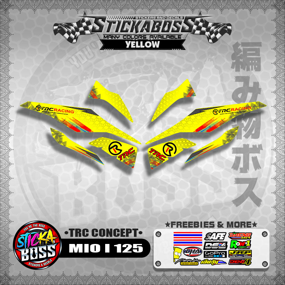 MIO I 125 STICKER DECALS ( TRC CONCEPT )【WITH FREEBIES】