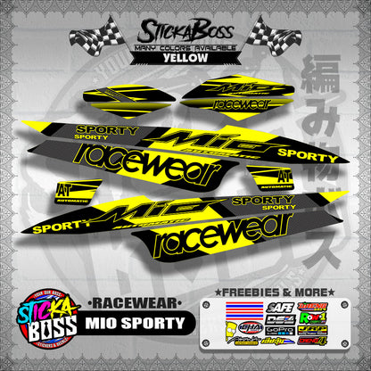 MIO SPORTY DECALS ( RACEWEAR )【WITH FREEBIES】